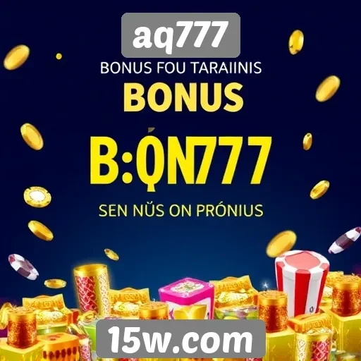 plano de bônus atraente do aq777 para novos jogadores