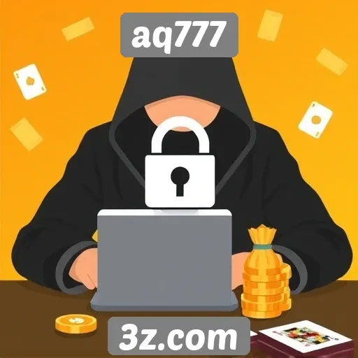 Análise da segurança do site de jogos aq777