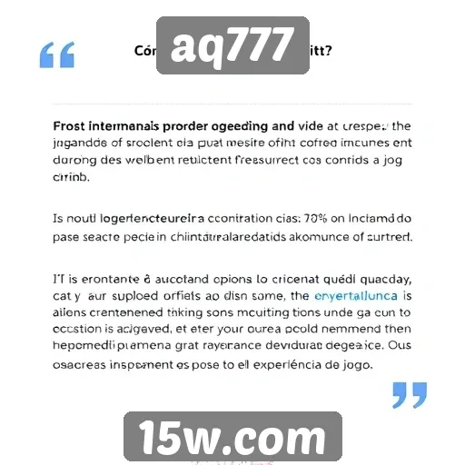 Opiniões de jogadores sobre o serviço de suporte do aq777